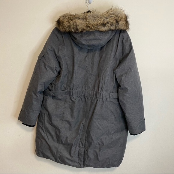 Eddie Bauer Women's Superior III Stadium Coat Parka Grey Size XXL - Picture 5 of 11